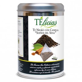 "Telicias" Black tea with cinnamon - 25 Pyramid tea bags