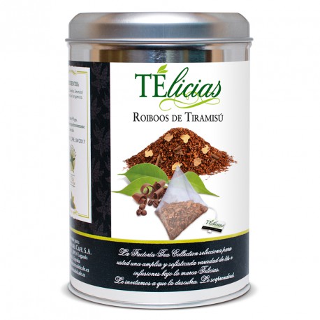 "Telicias" 30 unit "Tiramisu" Pyramid Rooibos tea