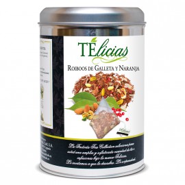 "Telicias" Rooibos (Gingerbread) Biscuit and Orange - 25 Pyramid tea bags