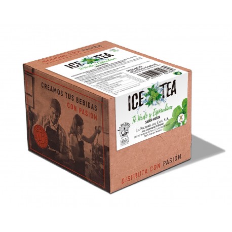 Ice Tea Verde y ESPIRULINA sabor Menta 15 ud 5,5 grs SIN AZUCAR