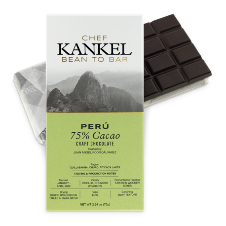 Chocolate Kankel 75% Cacao de Origen Peru