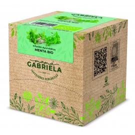 Infusiones ecológicas Mamá Gabriela Menta 15 ud Funda Individual